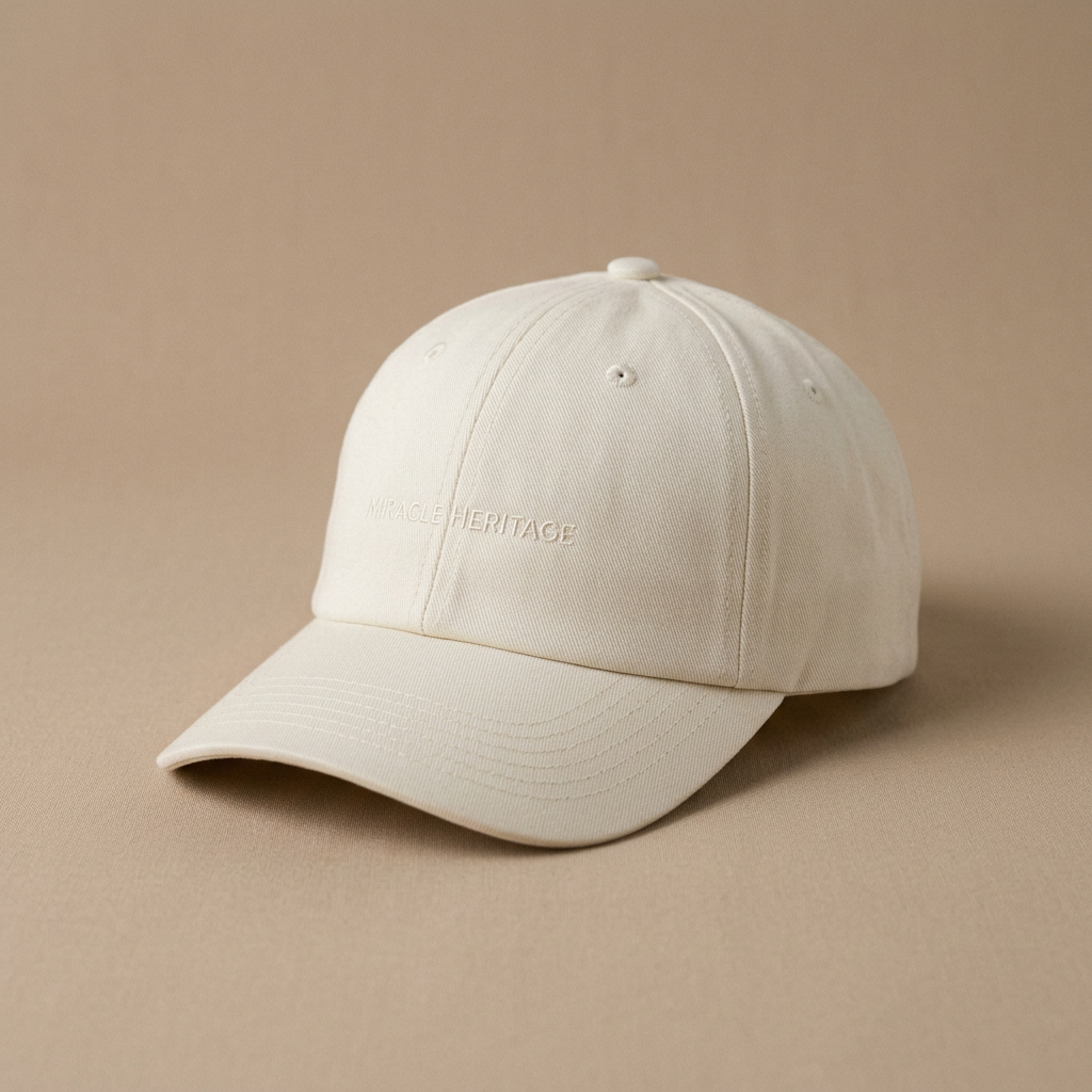 Miracle Heritage cap, cream colourway